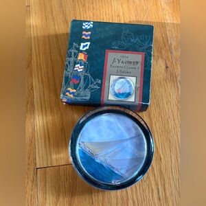 Authentic Models J Yachts Paperweight in Box 1934 J Yacht